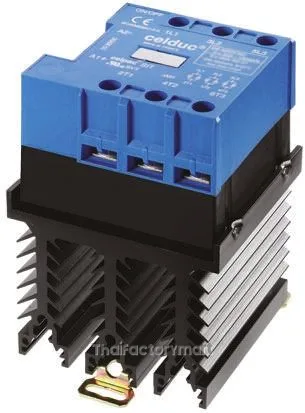 Celduc 22 A Solid State Relay, Zero Crossing, DIN Rail, Thyristor, 510 V ac Maximum Load