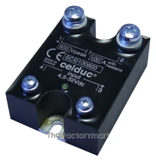 Celduc 100 A Solid State Relay, DC Switching, Panel Mount, IGBT, 600 V dc Maximum Load