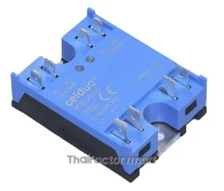 Celduc 2 x 25 A Solid State Relay, Zero Cross, Panel Mount, Thyristor, 600 V ac Maximum Load