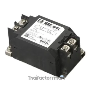 Cosel NAC Series 6A 250 V ac/dc 150 kHz - 1 MHz Panel Mount RFI Filter, with Screw Terminals, Single Phase