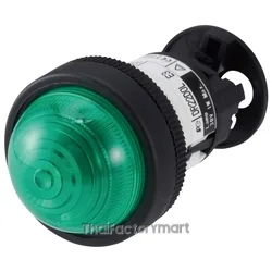 Fuji Electric Pilot Light DR22D0L-E3G, 22mm, dome type, green