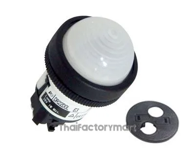 Fuji Electric Pilot Light DR22D0L-E3W, 22mm, dome type, white photo 2
