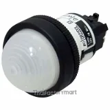 Fuji Electric Pilot Light DR22D0L-E3W, 22mm, dome type, white photo 1