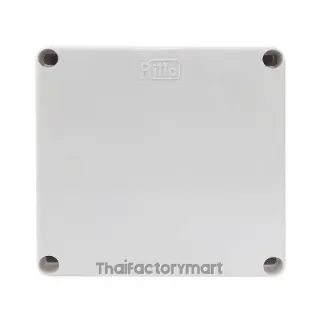 E204 : กล่องพลาสติกแบบฝาทึบ (ABS) ขนาด W150 x H150 x D80 mm