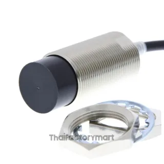 E2E-X40MD1L30-T 2M, Proximity sensor, inductive, brass-nickel, M30, non-shielded, 40 mm, NO, 2 m cable, DC 2-wire, no polarity