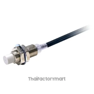 Proximity sensor, inductive, nickel-brass, short body, M12, unshielded, 5 mm, DC, 3-wire, NPN NO, 2 m cable