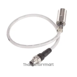 Shielded, Cylinder type (with screw) M18, DC 2-wire models, Sensing distance 7 mm ±10%, NO, Prewired M12 smart click connector model
