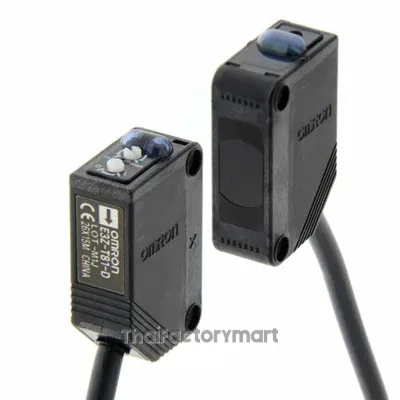 E3Z-T61 2M, Photoelectric sensor, rectangular housing, infrared LED, through-beam, 15 m, NPN, Light-ON/Dark-ON, 2 m cable รูปที่ 2