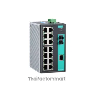 MOXA EDS-316-MM-SC, Industrial Unmanaged Ethernet Switch with 14 10/100BaseT(X) ports, 2 multi mode 100BaseFX ports, SC connector, -10 to 60°C
