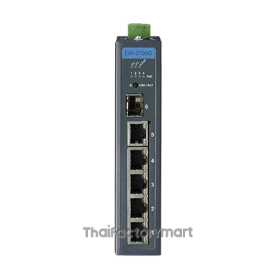 5GE+1G SFP Unmanaged Ind. PoE Switch W/T รูปที่ 2