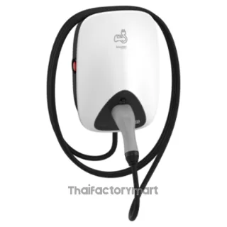 Schneider เครื่องชาร์จรถยนต์ไฟฟ้า EV Charger Charging station EVlink Home 3P+N Attached, 11kW, 16A RDC-DD | EVH4S11NC
