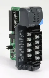 DirectLOGIC DL205 analog input module, 4-channel, voltage, 12-bit, input voltage signal range(s) of 0-5 VDC, 0-10 VDC, +/- 5 VDC, +/- 10 VDC, external 24 VDC required. รูปที่ 1