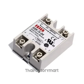 โซลิดสเตตรีเลย์ SSR-75DA ,Input :3-32VDC ,Output :24-380VAC 75A
