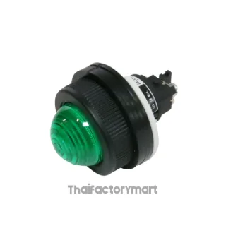 Fuji Electric Pilot Light DR30D0L-E3G, 30mm, dome type, green