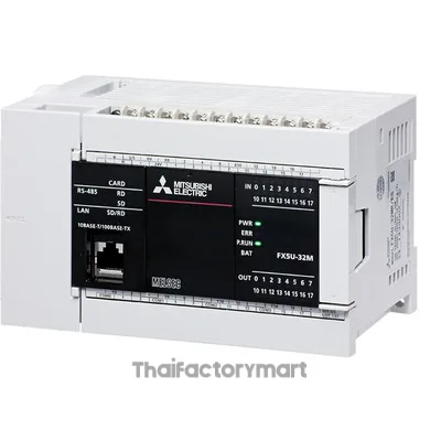 FX5U;CPU;DC;16 Inputs;16 Transistor Outputs;3xAnalog;Eth;RS-485;sink รูปที่ 2