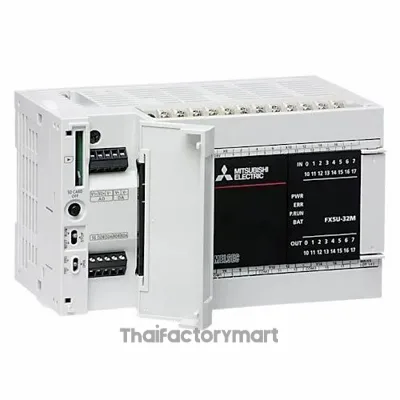 FX5U;CPU;DC;16 Inputs;16 Transistor Outputs;3xAnalog;Eth;RS-485;sink รูปที่ 3