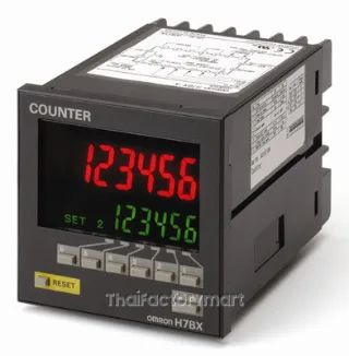 Counter, DIN 72x72 mm, digital, multifunction, preset to 2-stage, SPST-NO, 3 A