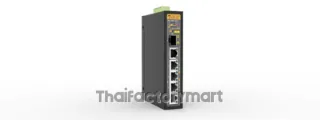 5 x 10/100/1000T, 1 x 100/1000X SFP, Industrial Unmanaged Layer 2 Switch, PoE+ Support