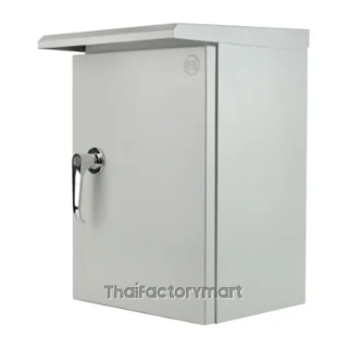 ตู้ไฟสวิทช์บอร์ดแบบกันน้ำมีหลังคา ฝา 2 ชั้น (ฝานอกทึบ) KBSD 9001 ขนาด 300x450x250 mm.