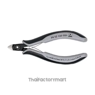 79 22 120 ESD Precision Electronics Diagonal Cutters ESD DIN ISO 9654