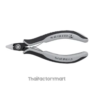79 42 125 Z ESD Precision Electronics Diagonal Cutters ESD DIN ISO 9654