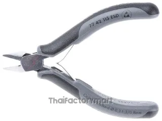 77 42 115 ESDRS Knipex Side Cutter Cable Cutter, 1.3mm cutting capacity 115mm overall length