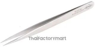 92 22 06 Knipex 120, Stainless Steel, Fine; Pointed, Tweezers