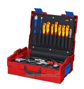 00 21 19 LB S Knipex 25 Piece VDE/1000 V Plumbing Case Tool Kit