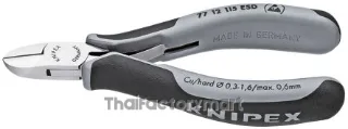 77 12 115 ESDSB Knipex Side Cutter Cable Cutter, 1.6mm cutting capacity 115mm overall length