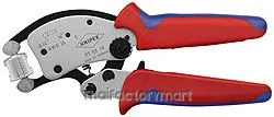 97 53 18 Knipex Plier Crimping Tool, 0.14 mm², 26AWG to 5 AWG, 16mm²