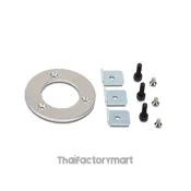 Servo Mount Flange Kit, Metal, for TRD-J, TRD-N, TRD-NA series encoders. Mounting screws included