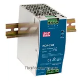 Mean Well NDR-240-24, DIN Rail Power Supply, 89%, 24V, 10A, 240W, Adjustable รูปที่ 3