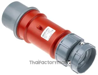 Mennekes PowerTOP Series, IP44 Red Cable Mount 5P Industrial Power Plug, Rated At 32A, 400V