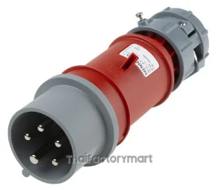Mennekes PowerTOP Series, IP44 Red Cable Mount 5P Industrial Power Plug, Rated At 16A, 400V