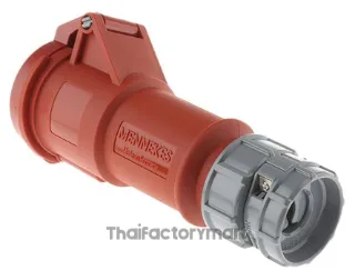 Mennekes PowerTOP Series, IP44 Red Cable Mount 4P Industrial Power Socket, Rated At 16A, 400V