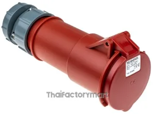 Mennekes PowerTOP Series, IP44 Red Cable Mount 5P Industrial Power Socket, Rated At 32A, 400V