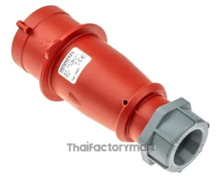 Mennekes IP44 Red Cable Mount 7P Industrial Power Plug, Rated At 32A, 400V