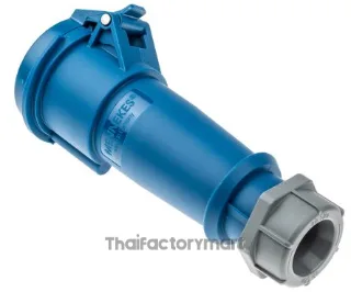 Mennekes IP44 Blue Cable Mount 3P Industrial Power Socket, Rated At 32A, 230V