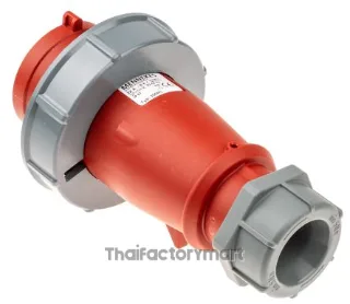 Mennekes IP67 Red Cable Mount 5P Industrial Power Plug, Rated At 32A, 400V
