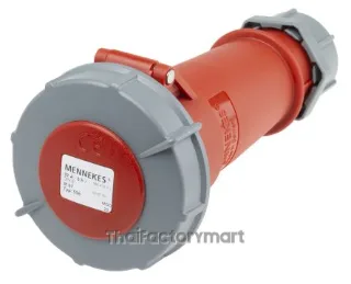 Mennekes AM-TOP Series, IP67 Red Cable Mount 4P Industrial Power Socket, Rated At 32A, 400V