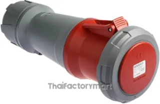 Mennekes PowerTOP Plus Series, IP67 Red Cable Mount 3P+N+E Industrial Power Socket, Rated At 125A, 415 V