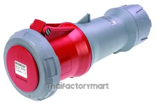 Mennekes PowerTOP Series, IP67 Red Cable Mount 3P+E Industrial Power Socket, Rated At 125A, 415 V