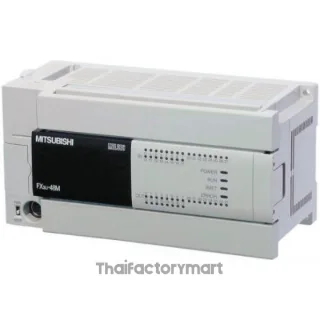PLC, FX3U Base Unit AC 100-240 V; 24 inputs DC 24 V; 24 transistor outputs