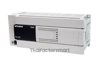 PLC, FX3U Base Unit AC 100-240 V; 32 inputs DC 24 V; 32 transistor outputs