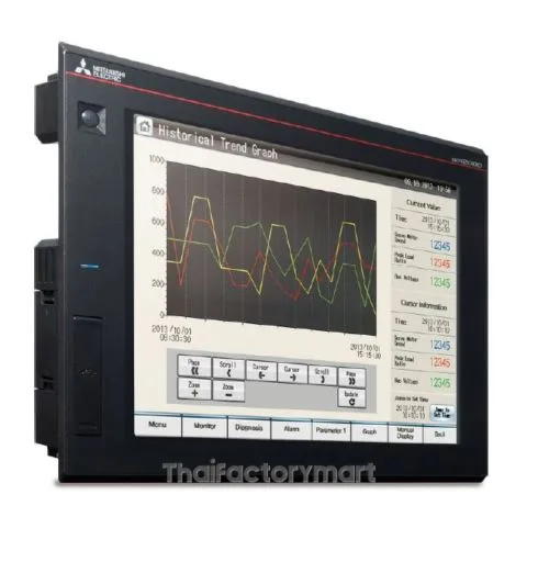 GOT2000;12,1"TFT;AC;SVGA;65k colors;RS-422/485;RS-232;USB;Eth;SD;Black photo 2
