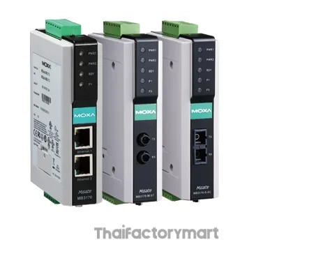1-port Modbus-to-EtherNet/IP gateway, -40 to 75C operating temperature photo 3