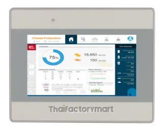MT8051iE : HMI 4.3" TFT RS232,422,485,Ethernet