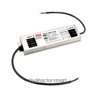 Mean Well ELG-200-48, LED Driver 200W 4.16A 24 - 48V IP67