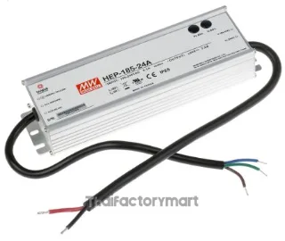 Mean Well HEP-185-24A, 1 Output Embedded Switch Mode Power Supply, 187.2W, 24V, 7.8A