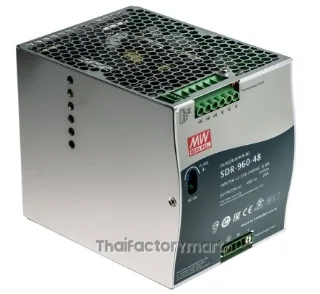 Mean Well SDR-960-48, DIN Rail Power Supply, 94%, 48V, 20A, 960W, Adjustable